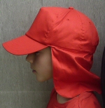 High visibility sun hats