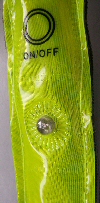 Reflective FLASHING yellow armbands PACK OF 4. 