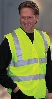 High visibility waistcoat SMALL ADULT (chest 84-92cm) yellow