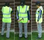 Adult Size Medium High Visibility Vests / Waistcoats