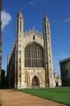 Cambridge - our caravan site is just 10 miles away. This is Kings College Chapel. 