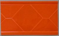 Orange reflective tape (high performance, micro-prismatic) SEW ON